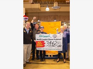 Stew Leonard's Goes For Record With 3,000-Pound Cheese Carving