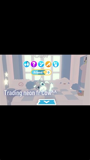Trading neon fr Cow, turn this i to a Trading hubb #adoptme #fyp #roblox #cow #neoncow
