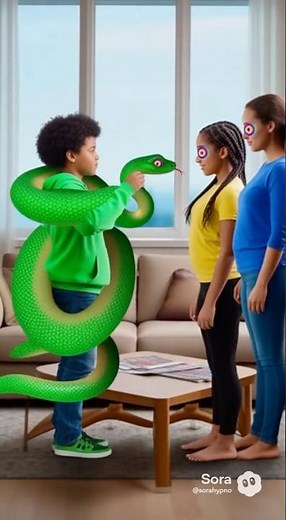 Mom & Sister Hypnotized by Snake #hypnosis #mindcontrol
