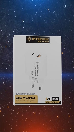 Beyond 25W Fast Charger — Fast beyond Your Imagination! Experience ultra-fast, stable, and safe charging with our 25W Beyond Charger, featuring dual ports — one USB-A and one PD Type-C — so you can charge two devices at the same time. Perfect for iPhone & Samsung. PD Fast Charging technology. Stable output for device protection. Smart power delivery for longer battery life https://interlinkcap.com/products/beyound-charger #interlink #charger #adapter #iphone #samsung | Interlink