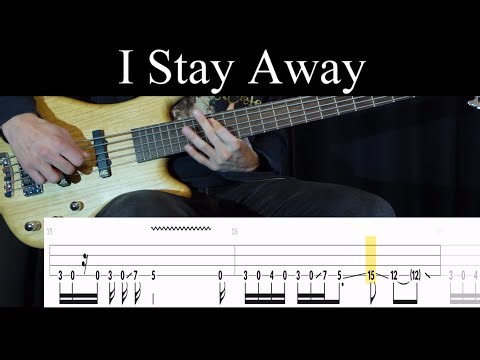 I Stay Away (Alice in Chains) - Bass Cover (With Tabs) by Leo Düzey