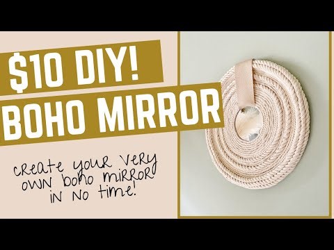 Create Your Very Own Boho Mirror in No Time - See How!