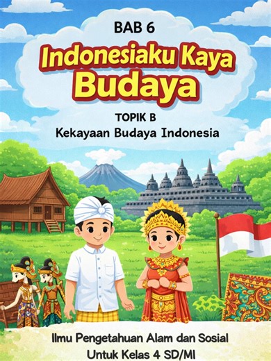 IPAS Kelas 4 Bab 6 Topik B – Kekayaan Budaya Indonesia file pdf cek di bio atau link https://lynk.id/isnatina/6p9ryn4xeyrx #rangkumanmaterikelas4 #rangkumanipaskelas4 #ipaskelas4 #kelas4 #indonesiakukayabudayanya #keragamanbudayaindonesia #kekayaanbudayaindonesia