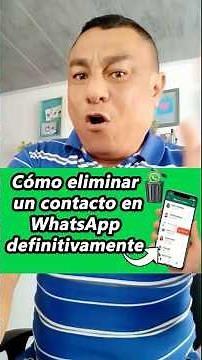 How to permanently delete a contact on WhatsApp #whatsapptips #WhatsApp #whatsapptricks