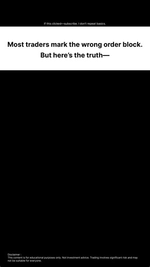 What a High-Probability Order Block Really Is