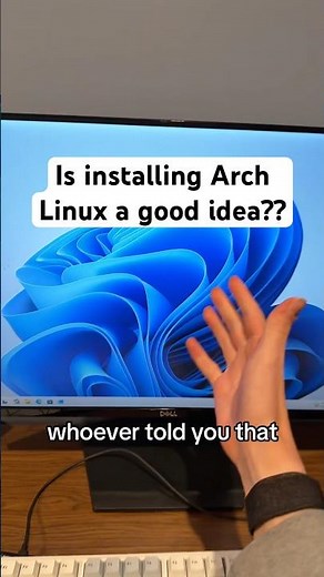 imagine I install Arch Linux… #archlinux #windows #techtok