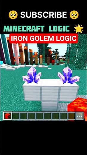 Minecraft Iron Golem Mechanics Explained #Minecraft #MinecraftShorts
