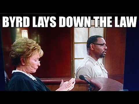 Officer Byrd Lays Down the Law!