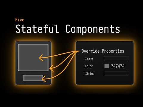 First Look: Stateful Components in Rive