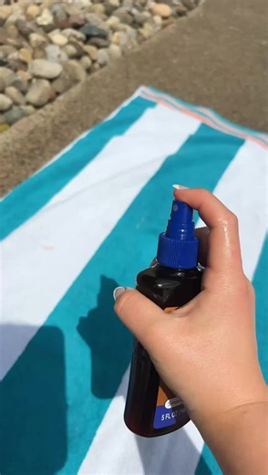 tanning oil hack! dollar tree. love ya #fyp #tanning #lifehack | olive tree