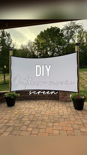 DIY Outdoor Movie Screen Tutorial for Your Backyard Oasis
