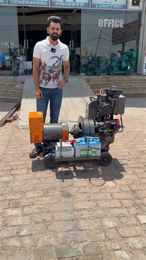 10kVA Full Automatic Open Generator | Chadha Sunil Brand Aircooled Engine ⚡#generator #shorts