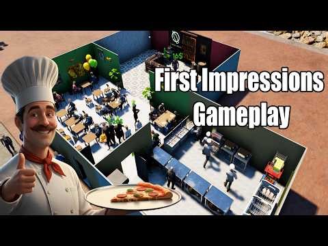 This New Restaurant Simulator Is Actually Fun?! | Service Please Gameplay