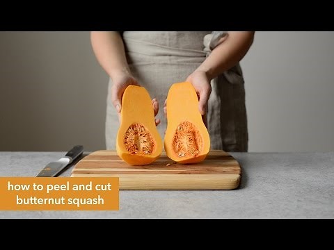 How to Peel & Cut Butternut Squash