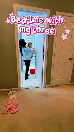 That’s it for tonight. (Just kidding. They’re clean and on the couch🙈) Still clocked in 🤍 Anyone else’s kids get their second wind after bath time? 😅 #momsoftiktok #momofthree #bathtimeroutine #creatorsearchinsights #momlife