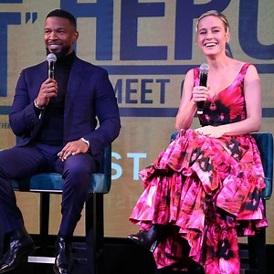 Brie Larson Was Totally Convinced Jamie Foxx Was Mr. Fox on The Masked Singer