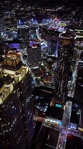 Atlanta loves to show off at night. ✨ 📸: drone_atl via IG | Discover Atlanta