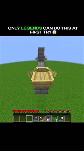 unbelievable parkour in minecraft💀🔥 #minecraft #shorts