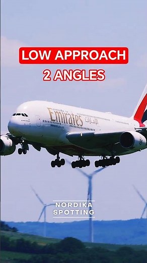 Emirates Airbus A380 HUGE Landing at Vienna Airport! ✈️