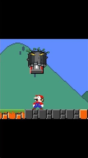 Unlucky Mario Falls into a Pit of Death😂💣👀#shorts #mariobros #supermario #gaming