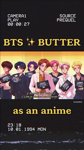 BTS Butter Anime Fanart