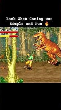 Cadillacs and Dinosaurs Gameplay - Retro Arcade Classic Game