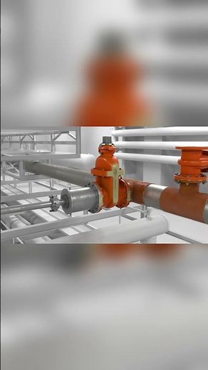 Line Stop Installation Process Animation | #shorts #installation #3danimation