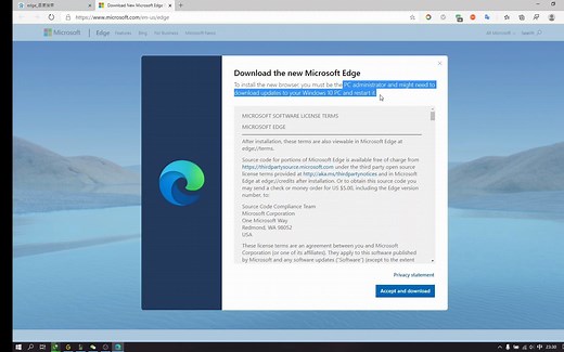 新款EDGE，覆盖安装，支持访问微软插件商店