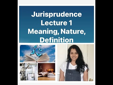 Jurisprudence lecture 1 with notes #Nature Scope and definition of Jurisprudence#