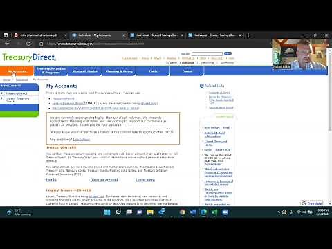 How to set up an account with the US Treasury to purchase Government I Bonds