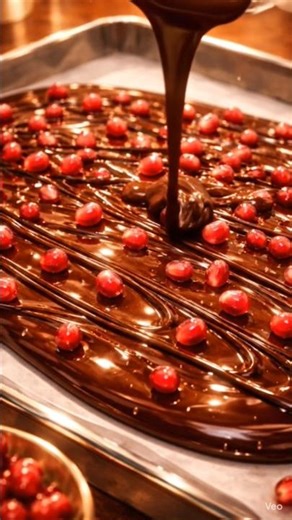 Yummy "CHOCOLATE CRUNCH" is made this way!? #food #shorts #recipe #viral #chocolate