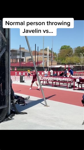 Comparing Javelin Throws: Normal Person vs Olympian