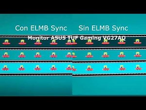 ELMB SYNC en monitor ASUS TUF Gaming VG27AQ