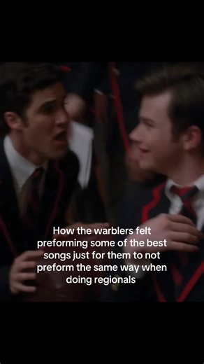(Regionals, Nationals and Sections) Like are we being serious ALSO PRE HAIR GEL BLAINE😍😍#glee #fyp #gleevideos #gleek #gleecast