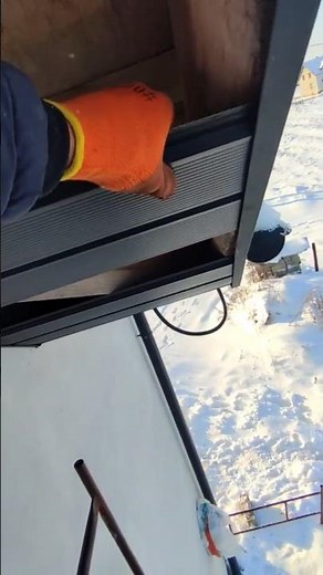 Installation of metal roof cladding