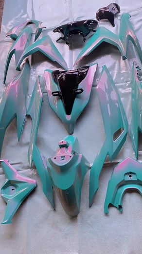 Repaint Body Vario 150 Hijau Tosca Lembayung Ungu - Santuy Painting