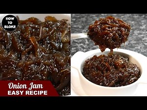#HowToBloke 🇬🇧 Recipe for dark sweet onion relish | confit | sauce | marmalade | chutney onion jam.