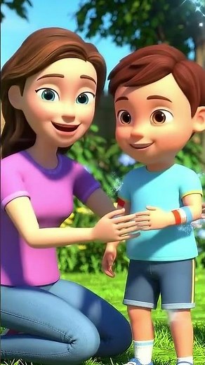 Boo Boo Song for Kids 💕 | Learning & Fun Cartoon #shorts