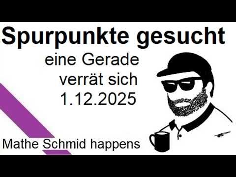 How do you draw a straight line? With trace points, like a plane | Mathematics at Mathe Schmid