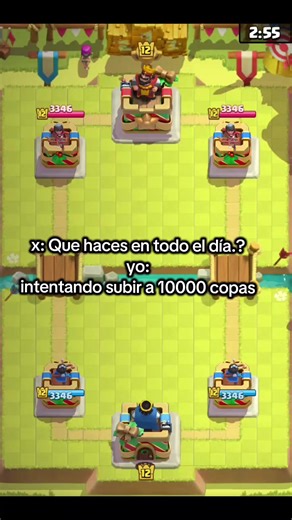 Subiendo a 10000 copas en Clash Royale