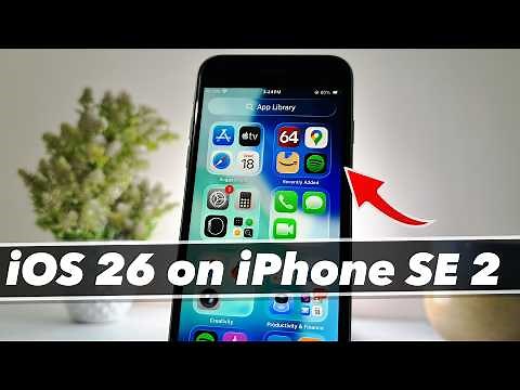 iPhone SE 2 Running iOS 26 (Quick Look) // iOS 26 ON iPhone SE 2020