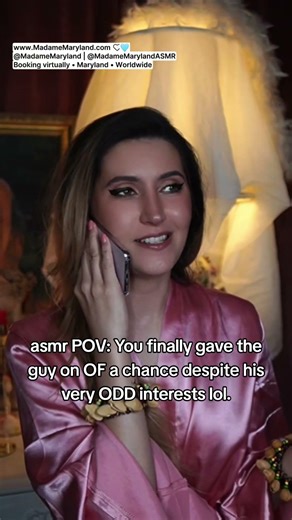 A clip from my fantasy audios on YouTube and "OF" funny enough.🤓❤️🎭😜 #asmr #asmrpov #roleplay