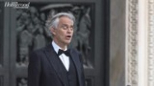Andrea Bocelli Performs Iconic Religious Songs in Italy on YouTube | THR News