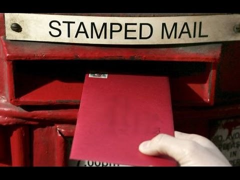 How to apply proper postage/stamps to a letter