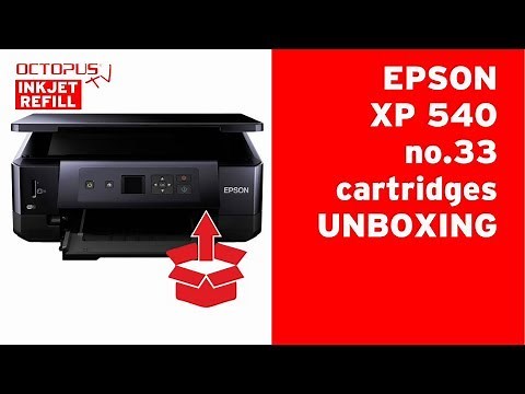 Epson XP-540 printer with Epson 33 cartridges - initialization and disable firmware updates