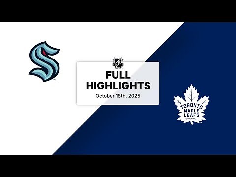 NHL Highlights | Kraken vs. Maple Leafs | October 18, 2025
