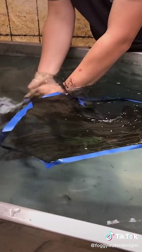 Hydrographic Deer Skull Dipping Process