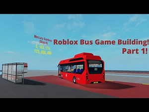 Roblox Studio: Bus Game Building Part 1! - Adding paths and Bus Stops!