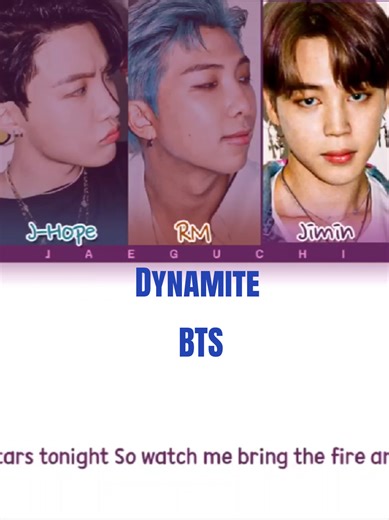 Dynamite by bts #bts@Jaeguchi