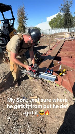 Well shoot I really enjoyed the past couple weeks having Bryce onsite killing it #fathersoncombo #carpenters #bluecollar #tradesman #deckbuilders